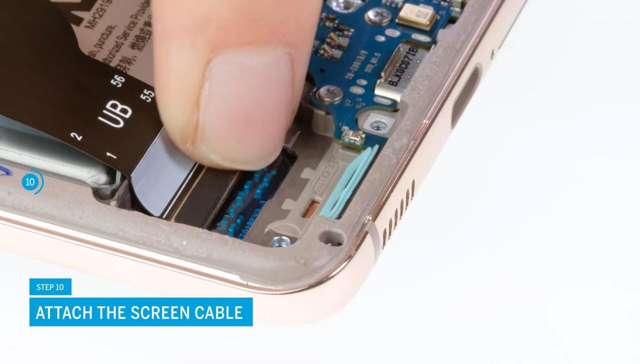 Step 10: Attach the screen cable