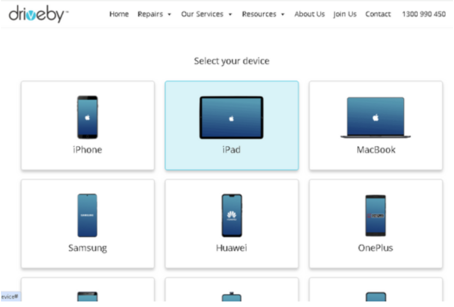 Driveby iPad Repair Services Brisbane