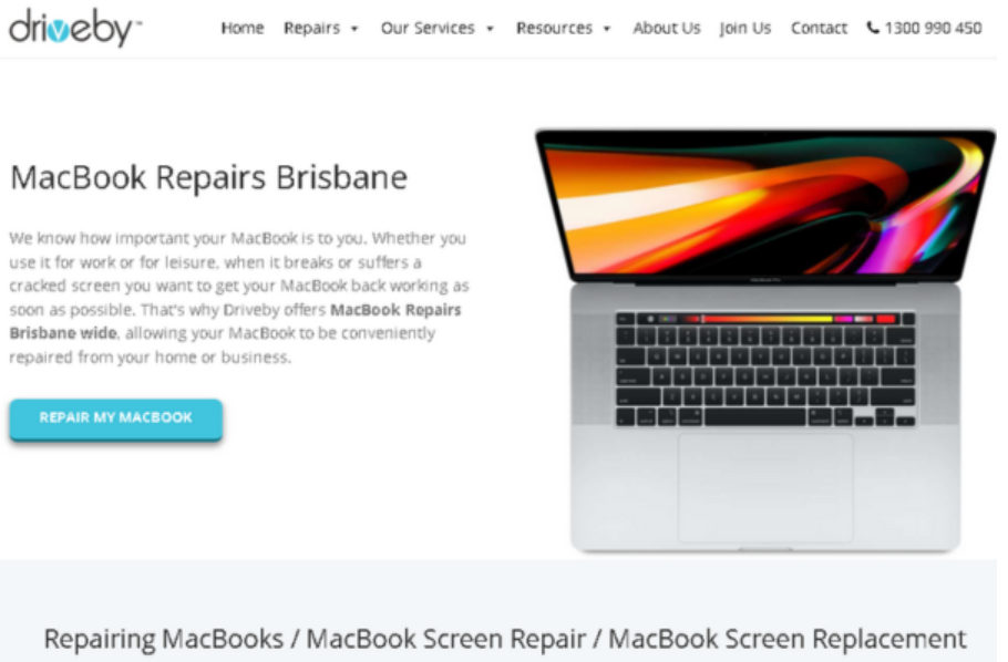 MacBook Repairs Driveby Brisbane